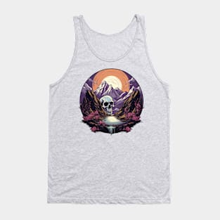 UNDEAD HEAVEN - CAMPING HIKING MOUNTAIN SKULL SHIRT Tank Top